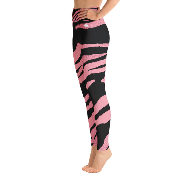 Zebra Print Yoga-Leggings