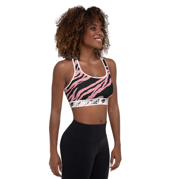 Gepolsterter Zebra Print Sport-BH