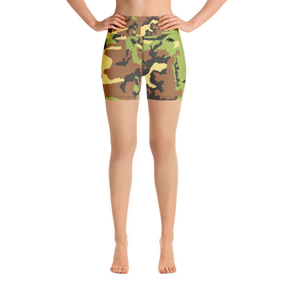 Camo Yoga-Shorts