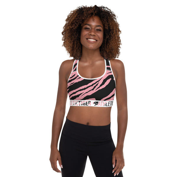 Gepolsterter Zebra Print Sport-BH